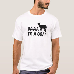 Baaa I'm A Goat Funny Halloween Party Goat Animal T-Shirt