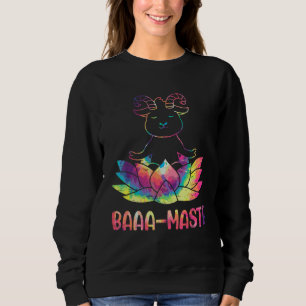Baaa-Maste Livestock Herd Yoga Meditate Farm Anima Sweatshirt