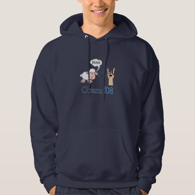 Baaa Rock! Obama Hoodie (Front)