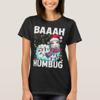 Baaah Humbug Sheep Xmas Lights Funny Anti Christma