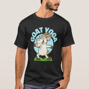 Baaamaste Meditation Namaste Relaxation Goat Yoga T-Shirt