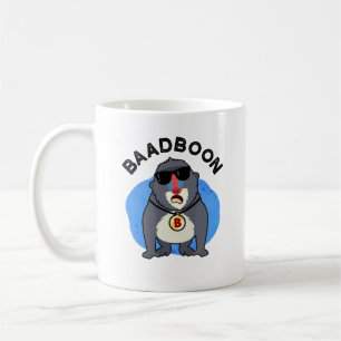Baadboon Funny Bad Baboon Pun Coffee Mug