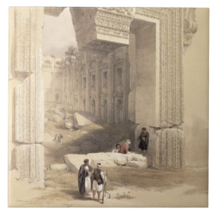 Baalbec, May 7th 1839, plate 81 from Volume II of Tile