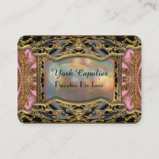 Baarnetscue Elegant Professional Pearl Round Business Card