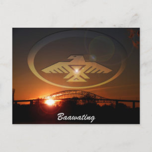 Baawating in the Evening Postcard