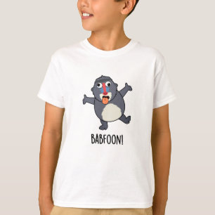 Bab-foon Funny Buffoon Baboon Pun  T-Shirt