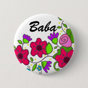 Baba 6 Cm Round Badge