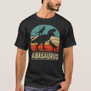 Baba Dinosaur T Rex Babasaurus 2 kids Family Match T-Shirt