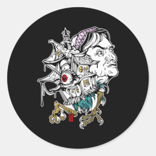 Baba Jaga Baba Yaga Classic Round Sticker