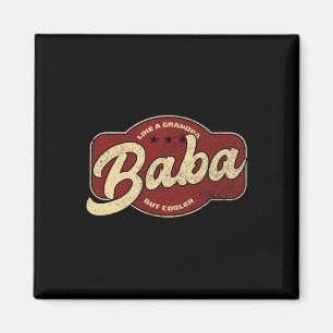 Baba Like A Grandpa But Cooler - Baba Arabic Magnet
