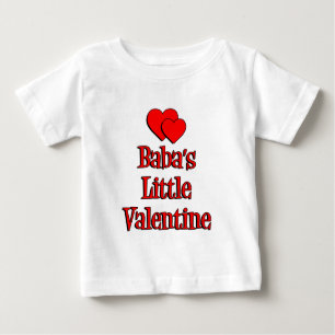 Baba's Little Valentine Baby T-Shirt