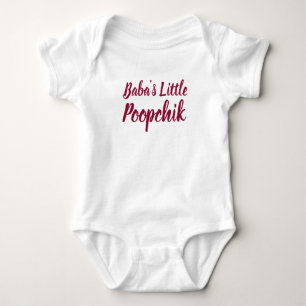 Baba's Poopchik Ukrainian Baby Romper from Baba Bodysuit