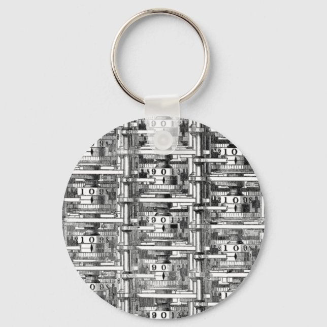 Babbage Difference Engine Key Ring (Front)