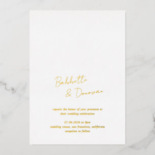 Babbette Minimalist Modern Wedding