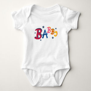 BABBY Black Country Words  Baby Bodysuit