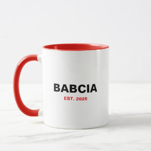 Babcia Est. Year – The Perfect Grandma Gift Mug