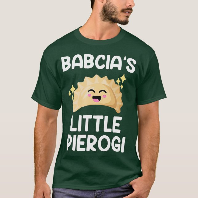 babcia little pierogi polish Pierogi T-Shirt (Front)