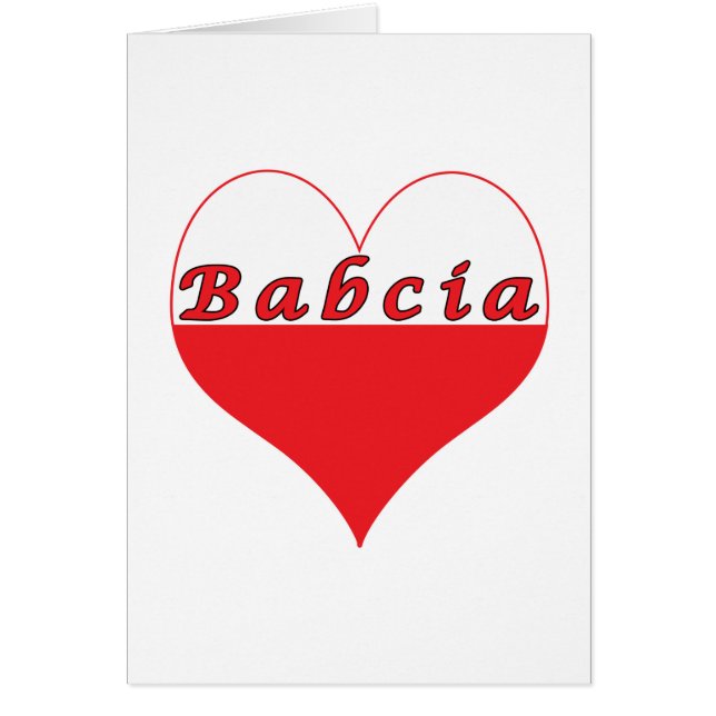 Babcia Polish Heart (Front)