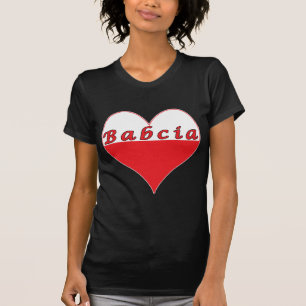 Babcia Polish Heart T-Shirt