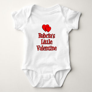 Babcia's Little Valentine Baby Bodysuit