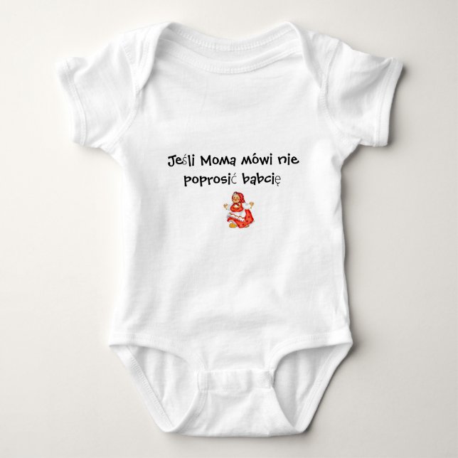 Babcię Baby Bodysuit (Front)