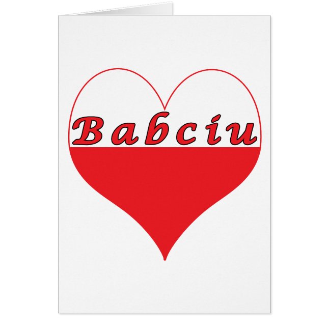 Babciu Polish Heart (Front)