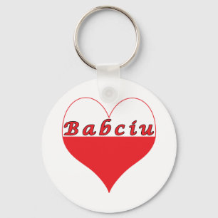 Babciu Polish Heart Key Ring