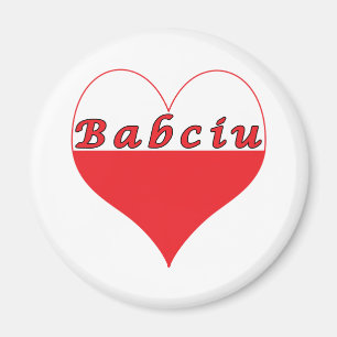 Babciu Polish Heart Magnet