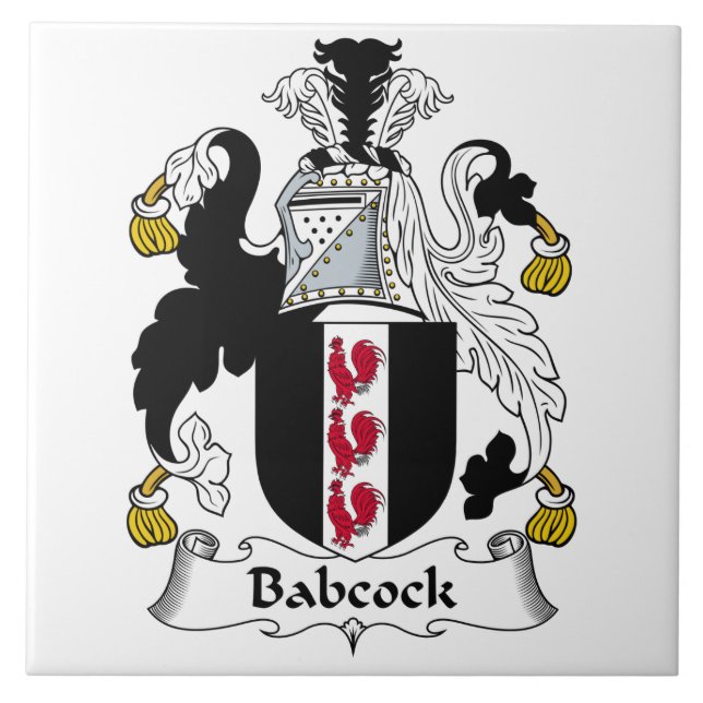 Babcock Family Crest Tile (Front)