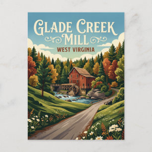 Babcock State Park USA Postcard