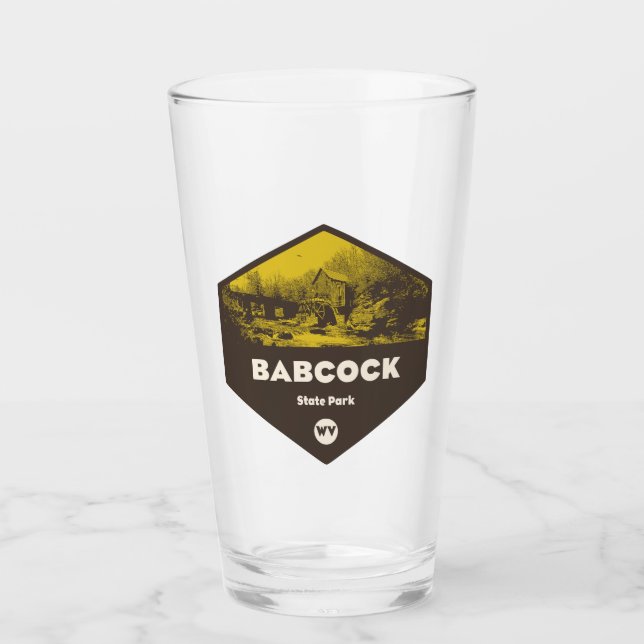 Babcock State Park West Virginia Glass (Front)