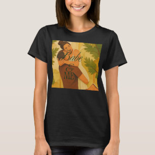 Babe and Me Cute Retro Forest Reunion Romantic Co T-Shirt