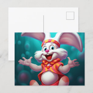 Babe Rabbit Postcard