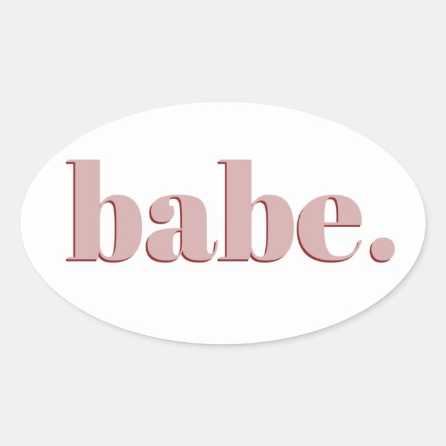 Babe Sticker (Front)