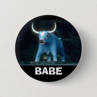 Babe the Blue Ox 6 Cm Round Badge
