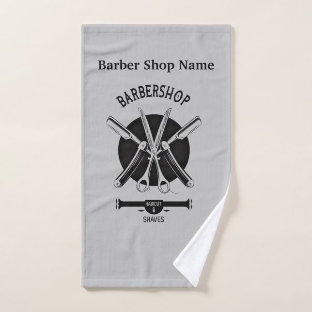 Baber Shop  Hand Towel (Hand Towel)