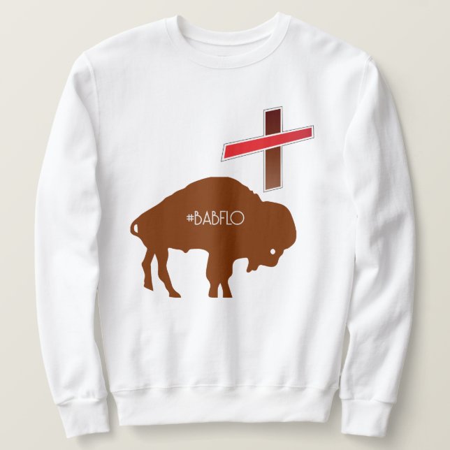 #BABFLO cross Sweatshirt (Design Front)