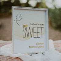 "Babies Are Sweet" Bumble Bee Baby Shower Favours
