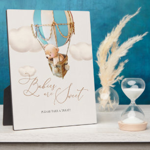 Babies Are Sweet Please Take A Treat Bear Balloon Plaque