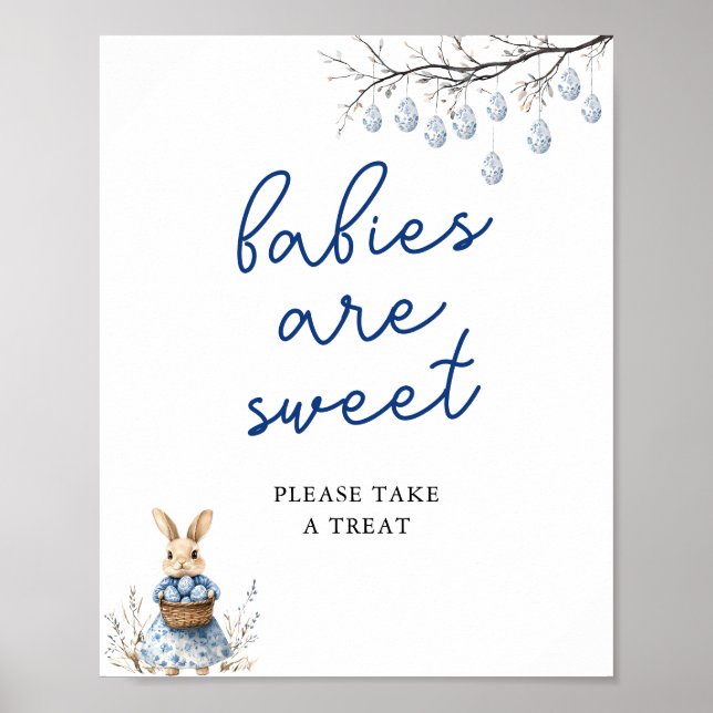 Babies Are Sweet Please Take a Treat Sign (Front)