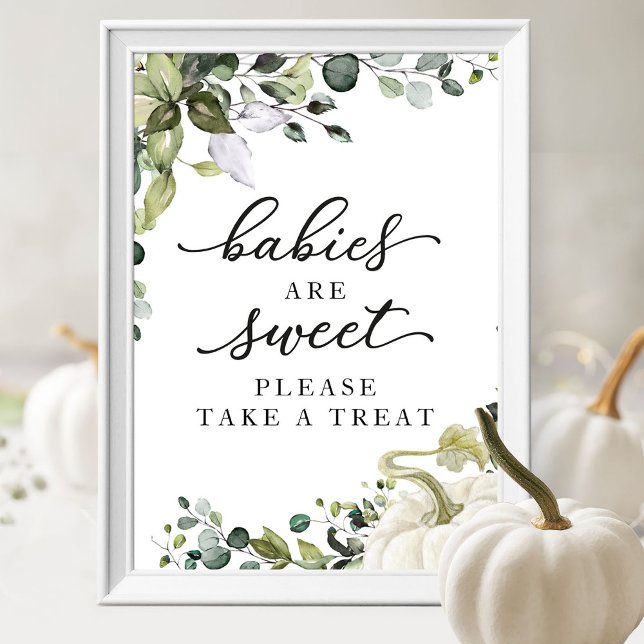 Babies are Sweet Please Take a Treat Sign (Creator Uploaded)