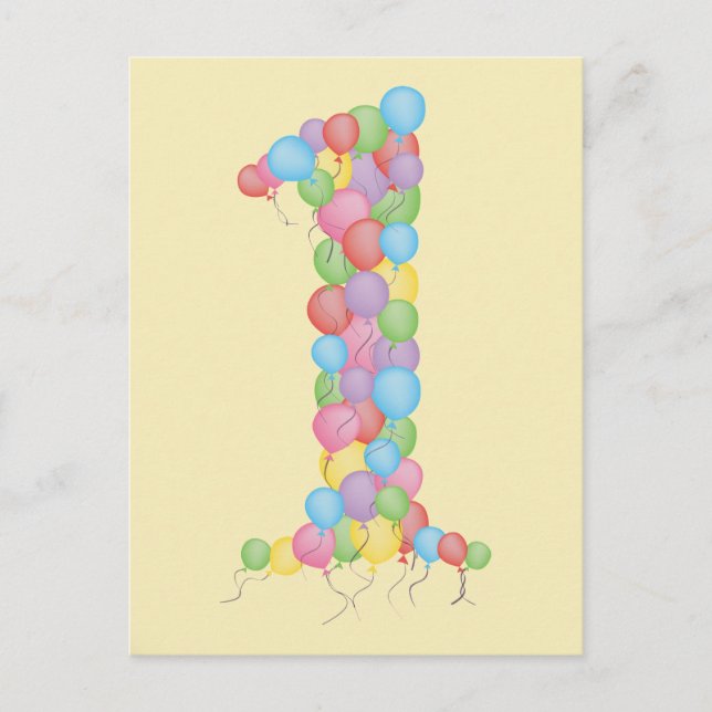 Babies Baby 1st Birthday Thank You Photo Card (Front)