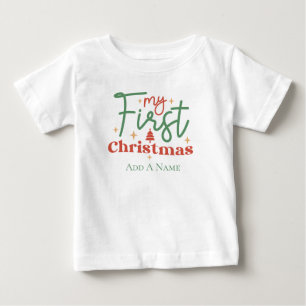 Babies Baby First 1st Christmas Gift for New T-Shirt