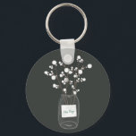 BABIES BREATH/COTTON Teacher Key Ring<br><div class="desc">BABIES BREATH/COTTON MODERN FLORAL DESIGN. THE PERFECT FRIEND,  TEACHER OR MOTHERS DAY GIFT WITH SPACE FOR PERSONALISATION. PART OF A COLLECTION.</div>