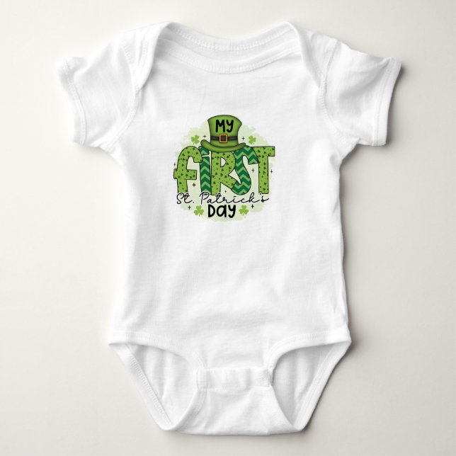 Babies First " Happy Baby Bodysuit (Front)