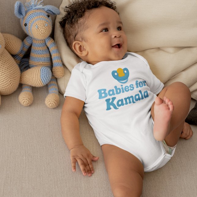 Babies for Kamala Cute Democrat Baby Bodysuit (Creator Uploaded)