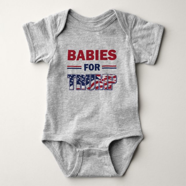 Babies for Trump Baby Bodysuit (Front)