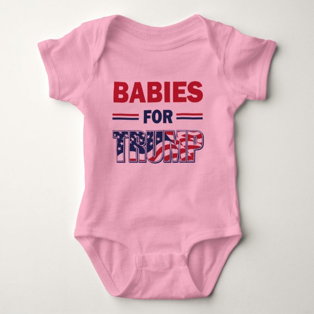 Babies for Trump Baby Bodysuit (Front)