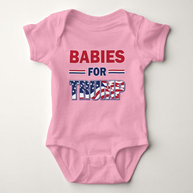 Babies for Trump Baby Bodysuit (Front)