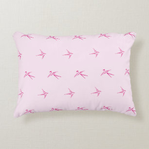 Babies: Swallows/Pink (AP.SW.P.) - Decorative Cushion